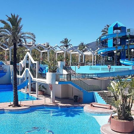 "Vive Benal Beach" Estudios Con Vistas Al Parque Acuatico Benalmadena Luaran gambar