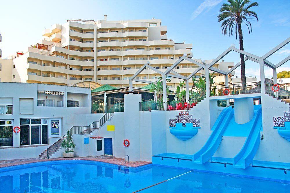 "Vive Benal Beach" Estudios Con Vistas Al Parque Acuatico Benalmadena Luaran gambar