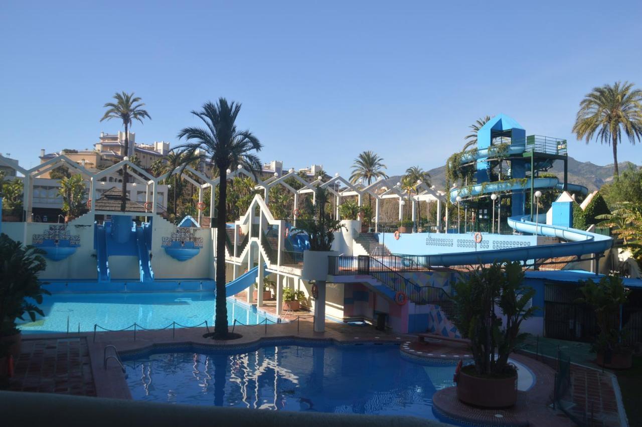 "Vive Benal Beach" Estudios Con Vistas Al Parque Acuatico Benalmadena Luaran gambar