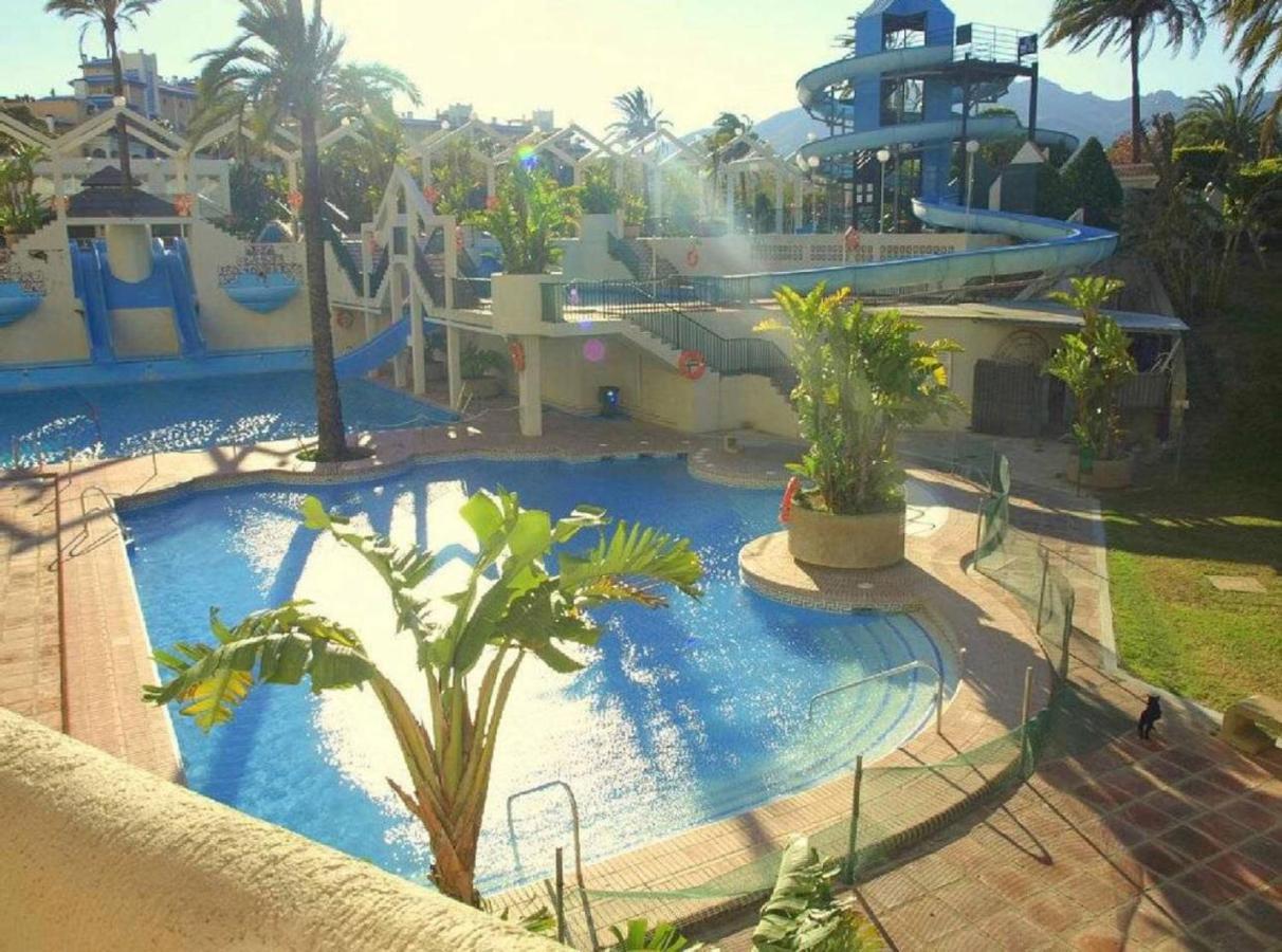 "Vive Benal Beach" Estudios Con Vistas Al Parque Acuatico Benalmadena Luaran gambar