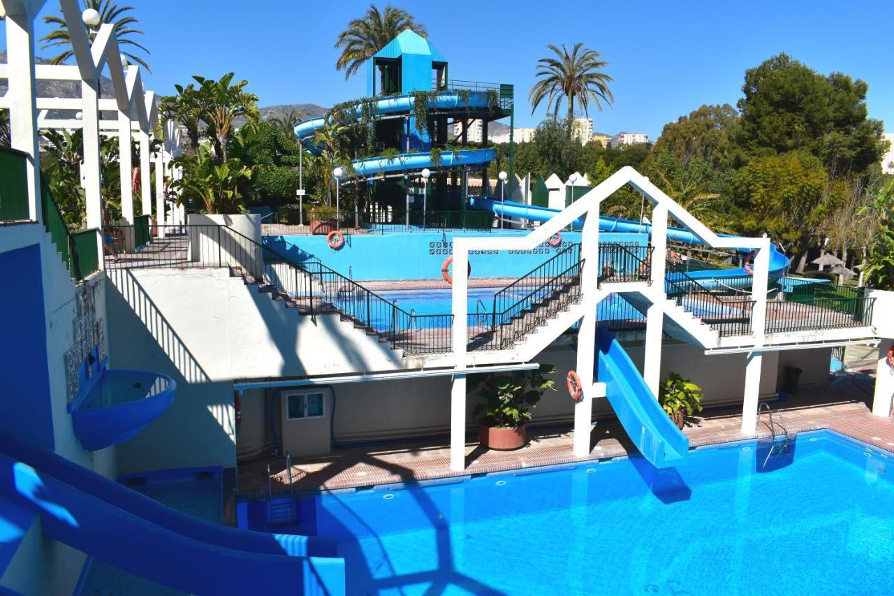 "Vive Benal Beach" Estudios Con Vistas Al Parque Acuatico Benalmadena Luaran gambar